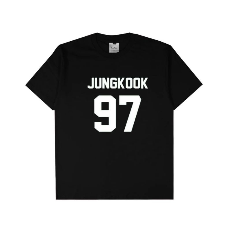 BTS - Jungkook 97 / Kaos BTS / kaos K-Pop / Kaos hitam / Kaos jungkook