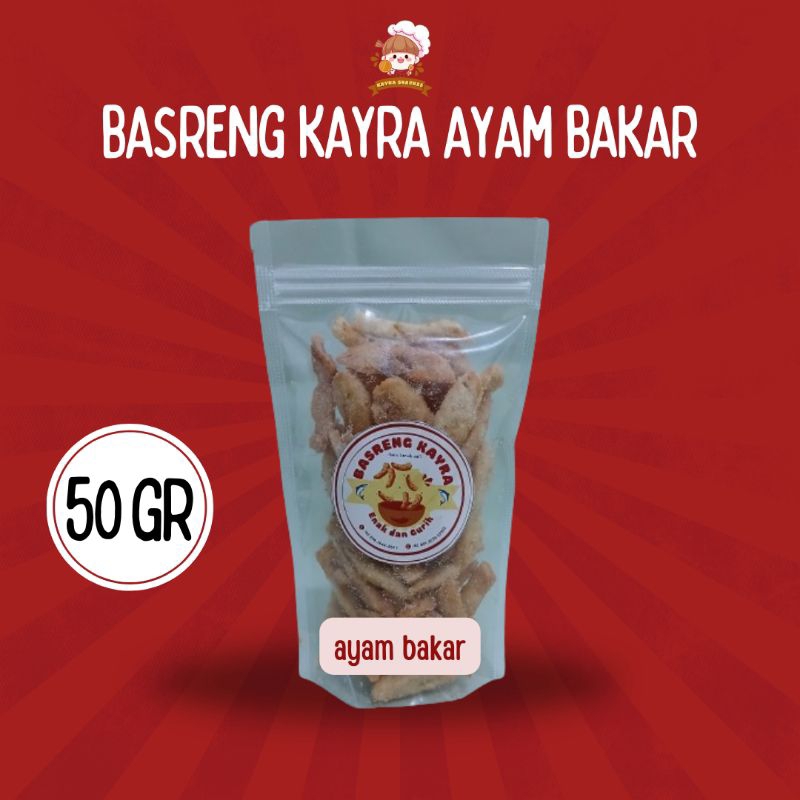 

cemilan basreng 50 gram / Basreng ikan tenggiri / rasa ayam bakar gurih