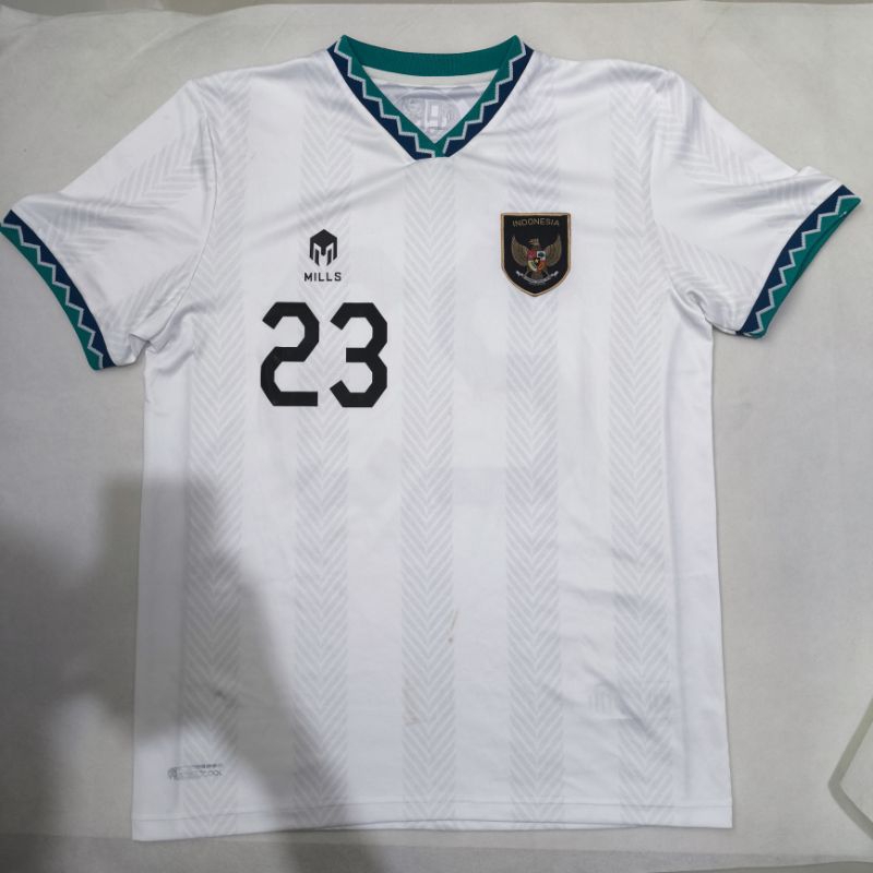 Timnas Indonesia Away 2022 Original Jersey (#23 Klok) USED