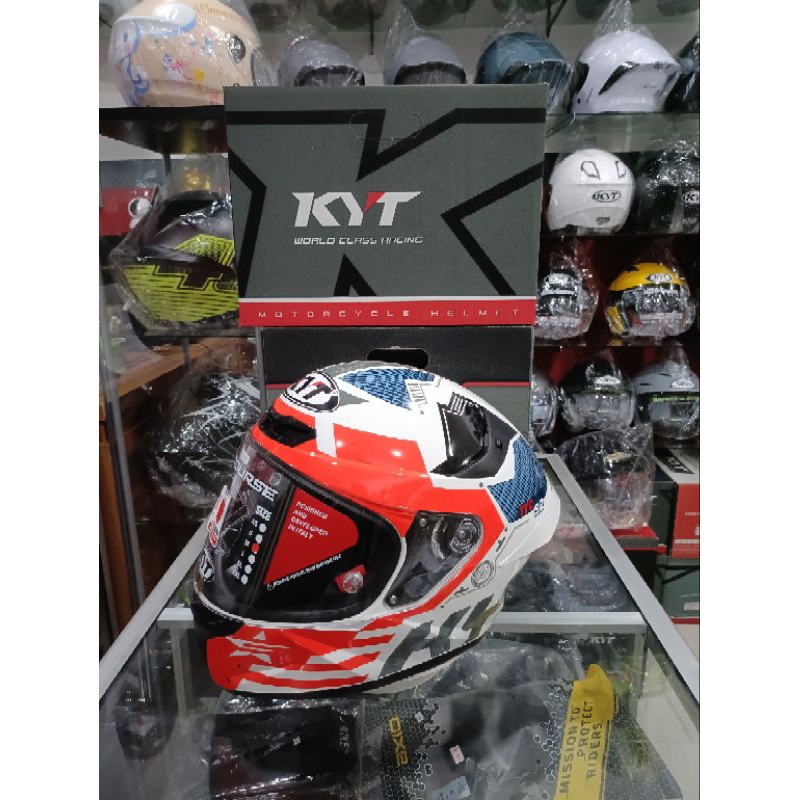 HELM KYT TT COURSE FUSELAGE RED