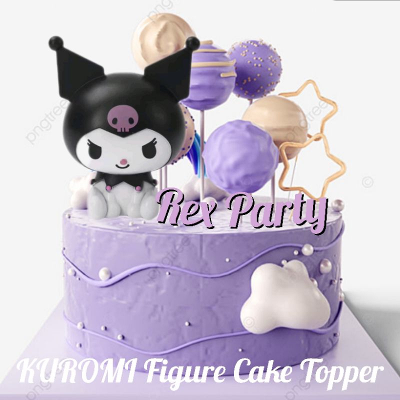 Kuromi Cinnamoroll Cake Topper / Cinnamoroll figure/ Kuromi Cake Topper /Kuromi figure/ Hiasan Kue C