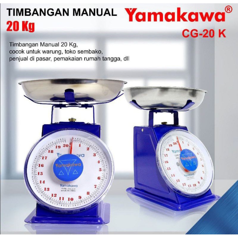 TIMBANGAN BESI BUAH YAMAKAWA-20 kg