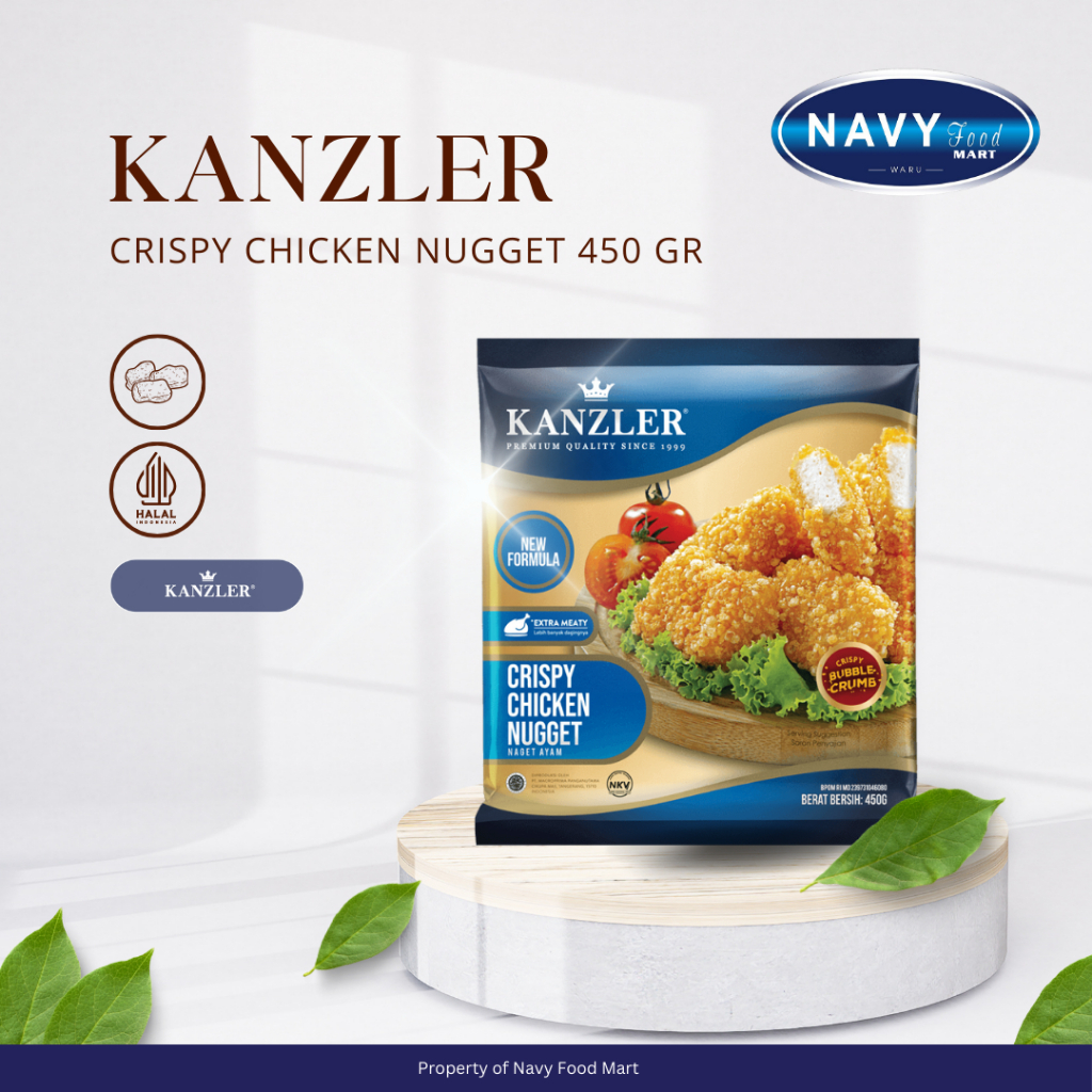 

Kanzler Crispy Chicken Nugget 120 & 450 gr