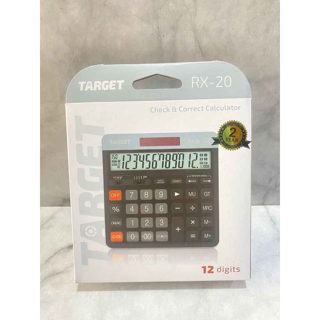 

Kalkulator Target RX-20 12Digits Check Correct/