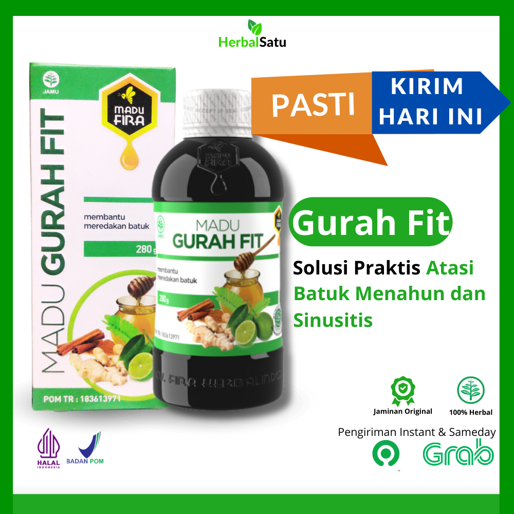 

Madu Gurah Fit Asli Atasi Bronkitis Sinusitis Asma Batuk Kronis Radang Tenggorokan 100% Original