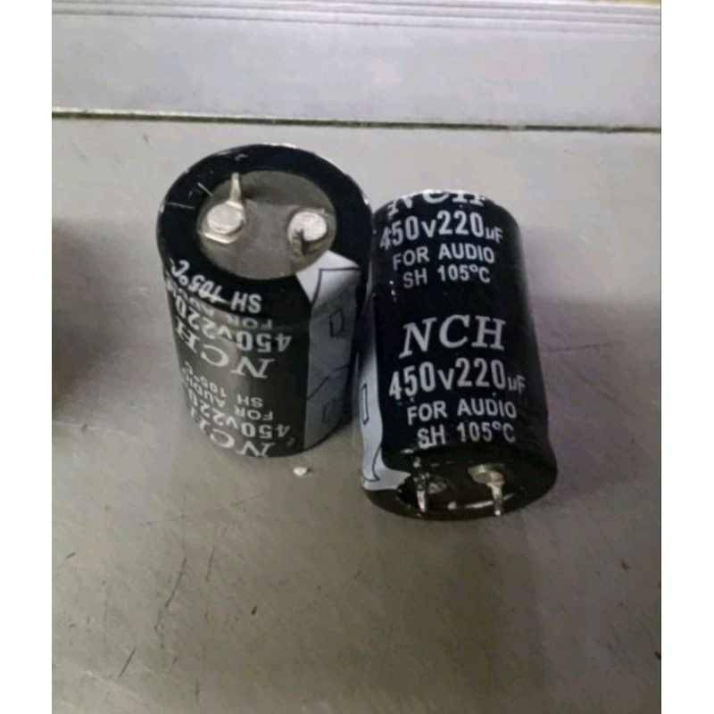 CAPASITOR ELCO 220UF 450V 220UF 450V ORIGINAL ASLI ELCO220UF - 450V