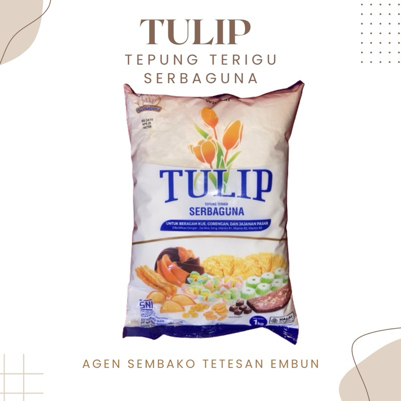 

Tepung terigu serbaguna tulip 1kg