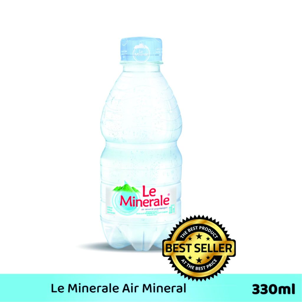 Le Mineral Air Mineral botol 330 ml / Le Minerale 330 ML Mini Air Mineral Botol Kecil