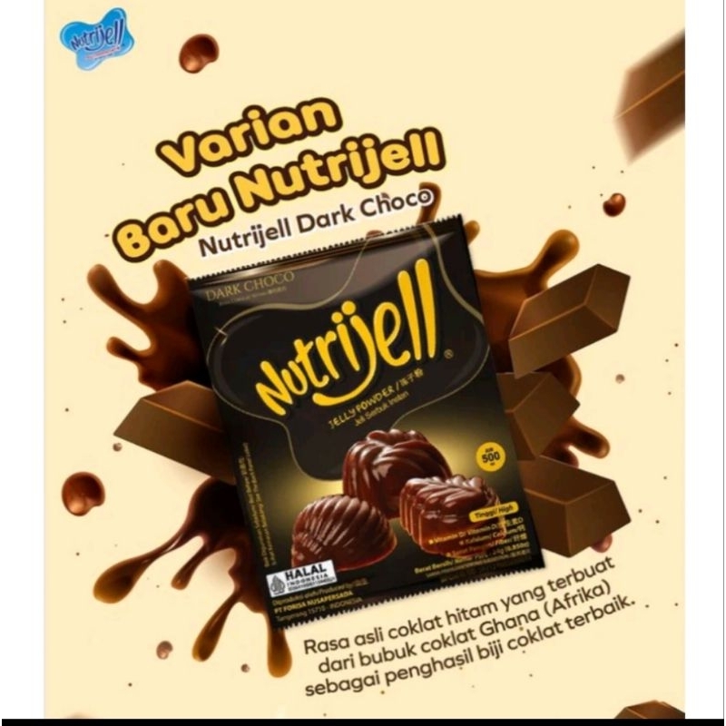 

Nutrijell Dark Choco 24gr