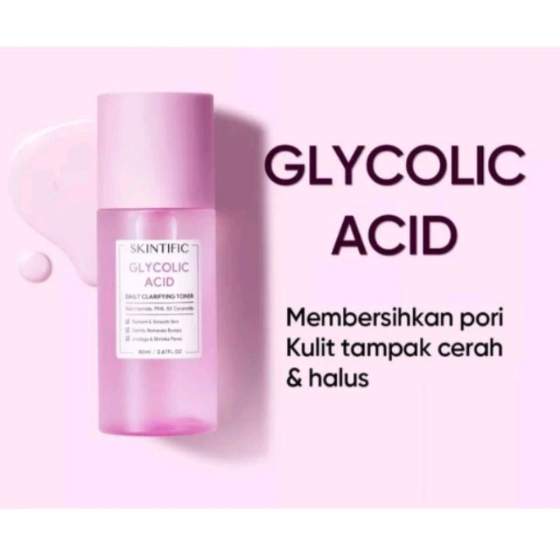 skintific glycolic acid toner