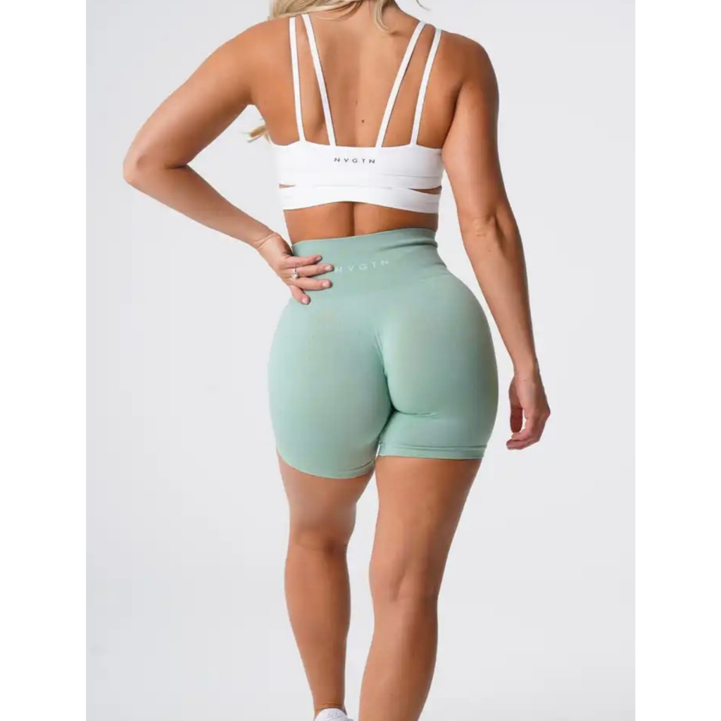 NVGTN Seamless Pro Shorts Women Yoga & Fitness color SAGE GREEN size S