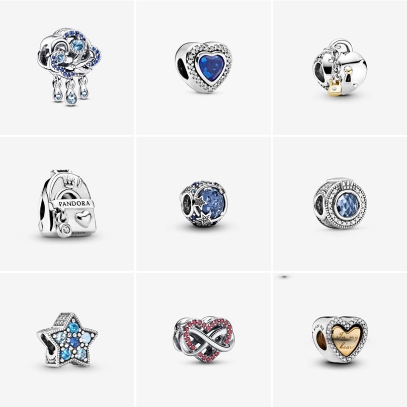 Pandora Charm Dangle Murano Aksesoris Gelang Kalung Original Authentic