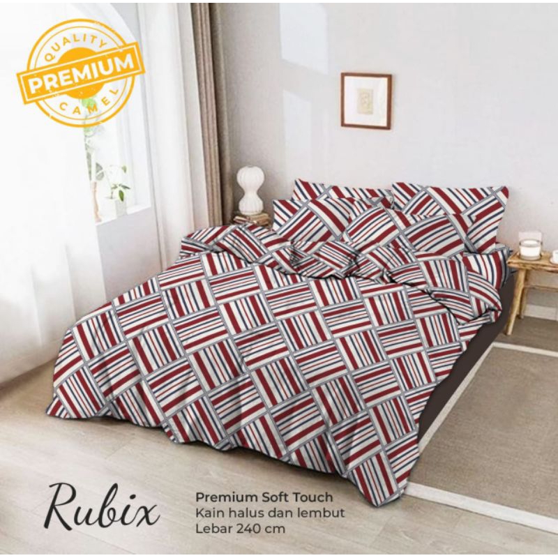 BAHAN KAIN SPREI KATUN DISPERSE METERAN  LEBAR 240