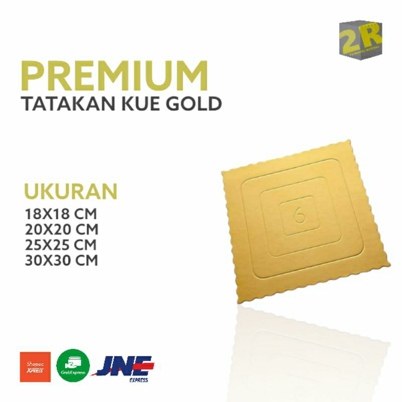 

TATAKAN KUE GOLD / 18CM / 20CM / 25CM / 30CM
