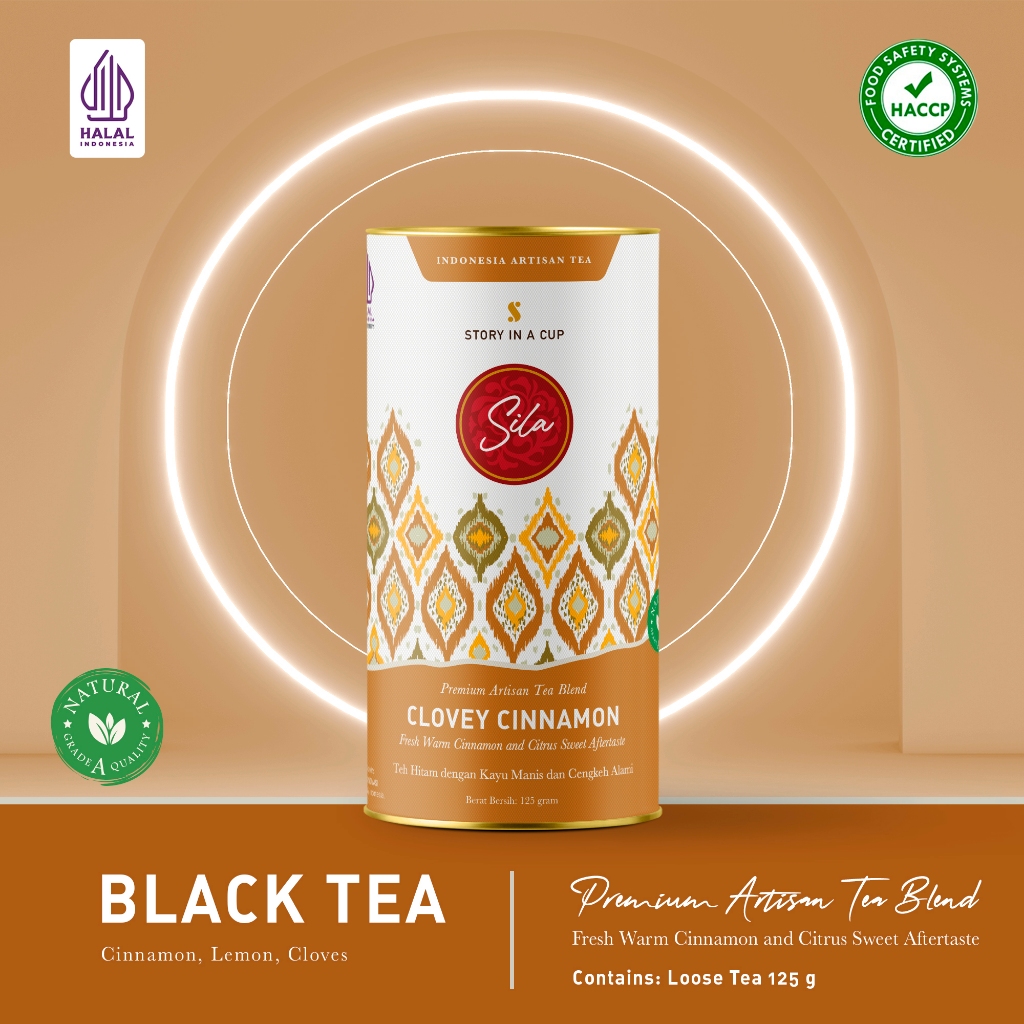 

Sila - Clovey Cinnamon - Daily Gourmet - Premium Artisan Blend - Canister - Black Tea