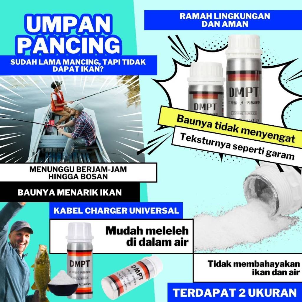Umpan Pancing Mancing Ikan Nila Mas Patin Lele Gabus Toman Hampala Wader Cumi Udang Semua Jenis Ikan