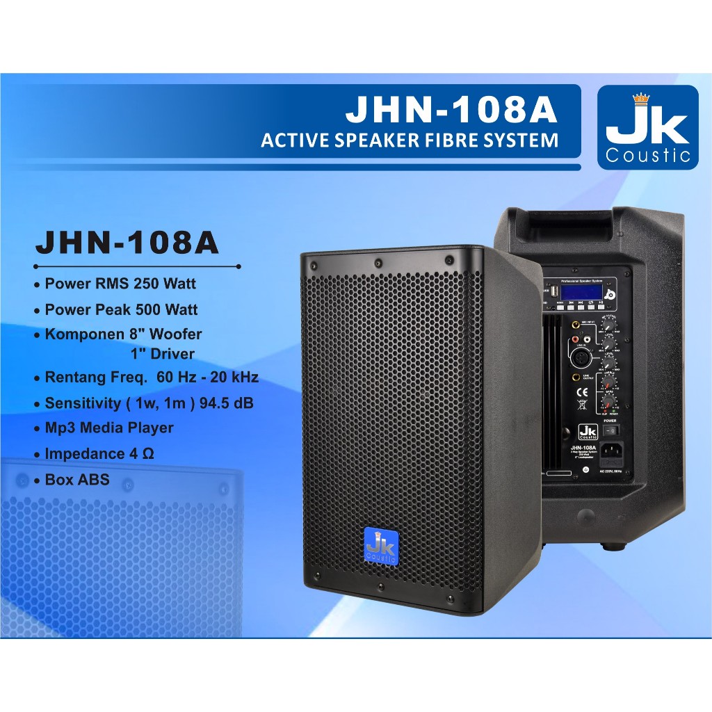 Speaker Aktif 8 inch JHN-108A Jk Coustic