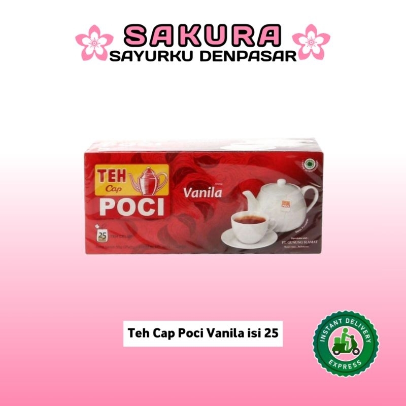 

Teh Celup Cap Poci isi 25 kantong - SAKURA