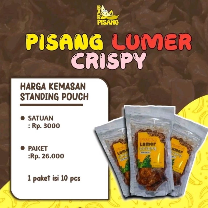 

KERIPIK PISANG LUMER / PISANG LUMER CRISPY / BANANA CHIPS / KERIPIK PISANG RASA COKELAT