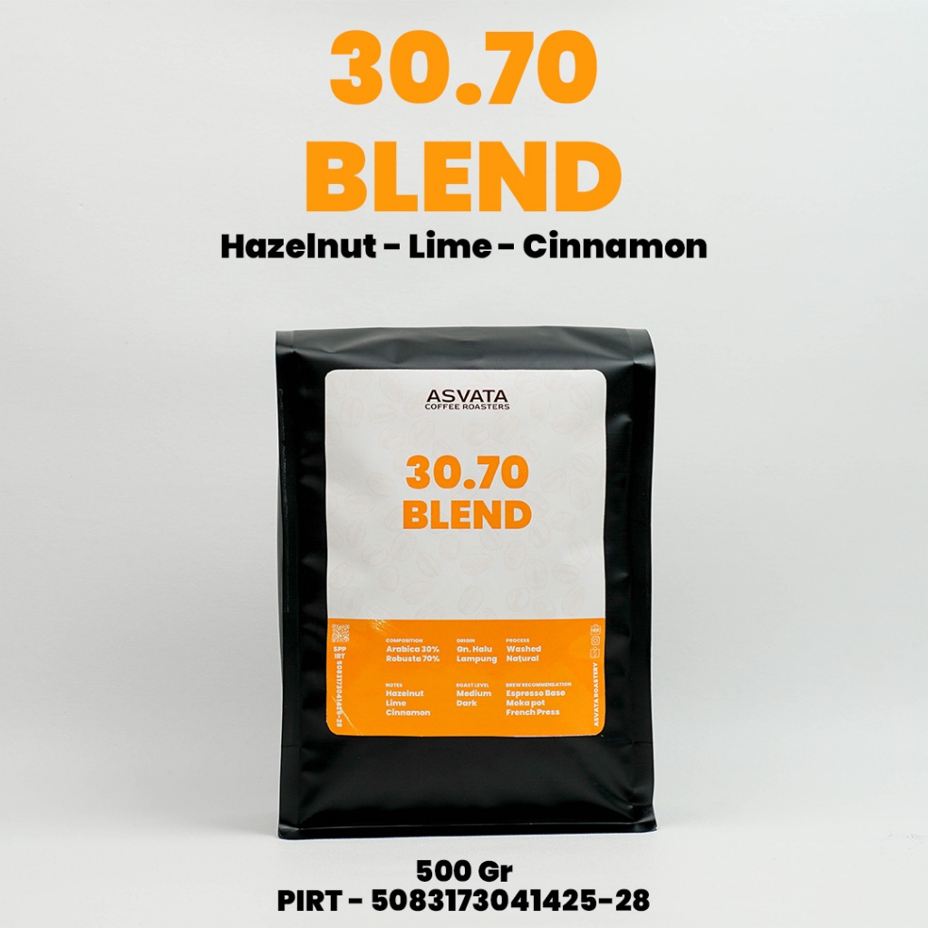 

ASLII Biji Kopi 500 Gr 30.70 Arabica Robusta Roasted Beans Kopi Susu Blend