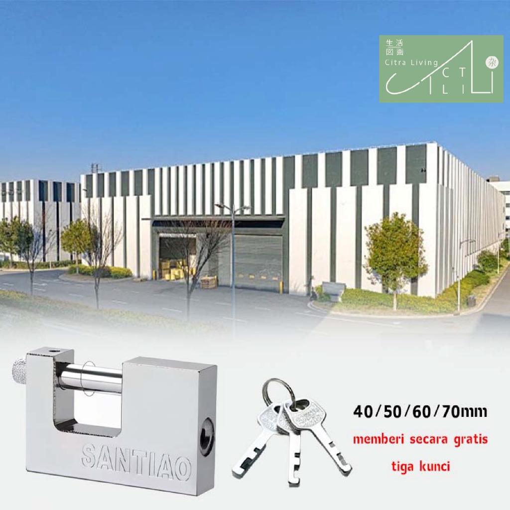 Gembok Besar Anti Maling Gembok Besi For Rumah,Toko,Gudang, /70MM Gembok Besar Untuk Pintu Gerbang