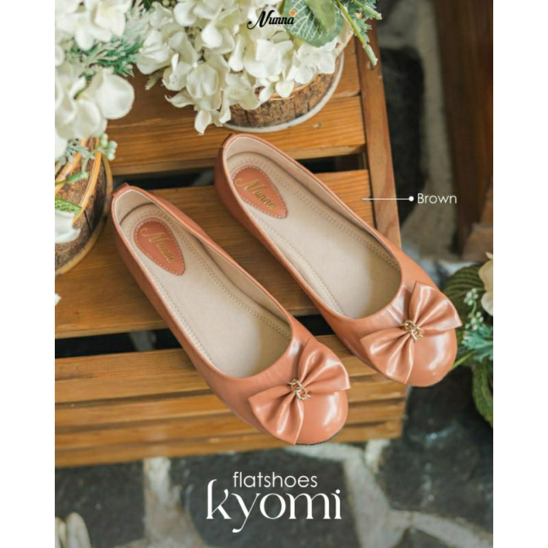 Kyomi Flat Shoes - Sepatu Wanita - Flat Shoes - Sepatu - Sepatu Murah - Nunna Shoes