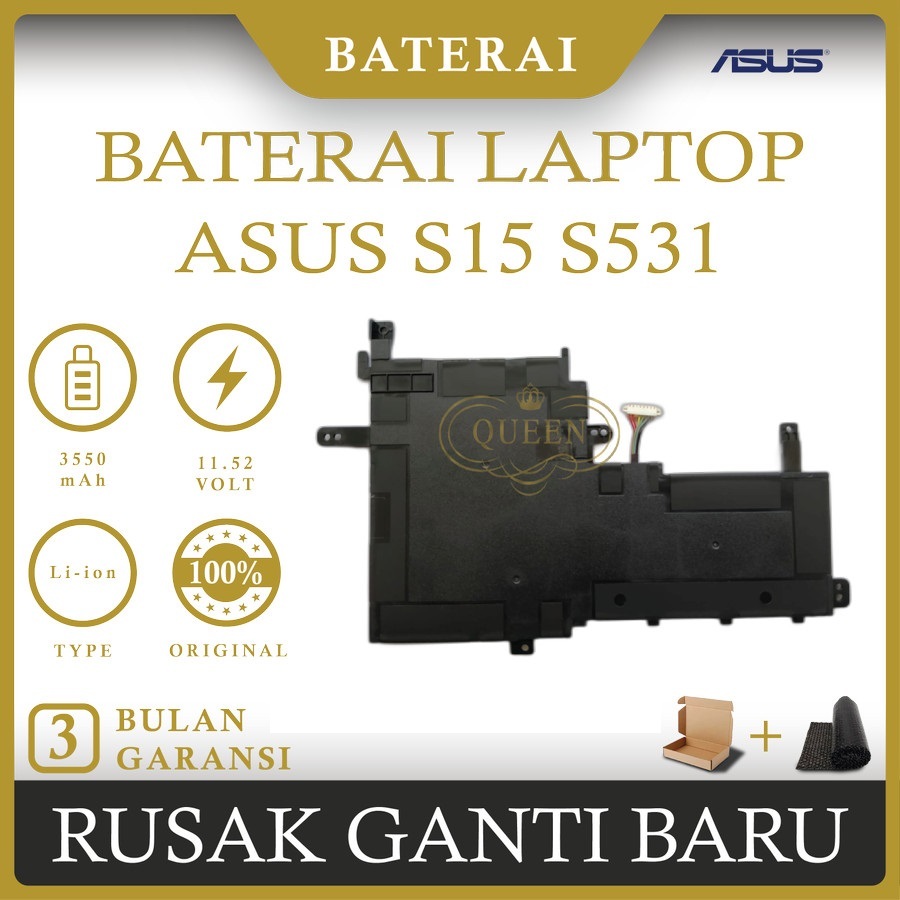 BATERAI LAPTOP ASUS VivoBook S15 S531 X513E (B31N1842) ORIGINAL