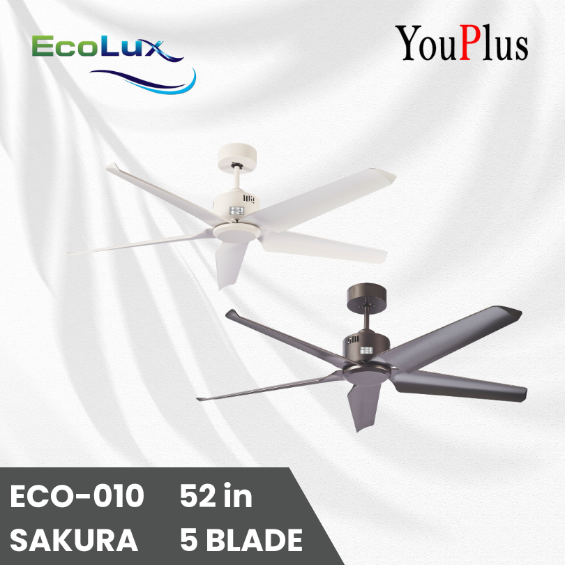 Ecolux Kipas Angin Gantung / kipas minimalis Ecolux Eco-010 SAKURA 52"