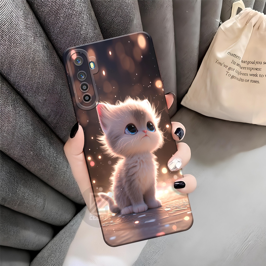 Case Realme 5 / Realme 5i Fashion Case Kucing Softcase Realme 5/5I Terbaru Silikon Pro Camera Lentur