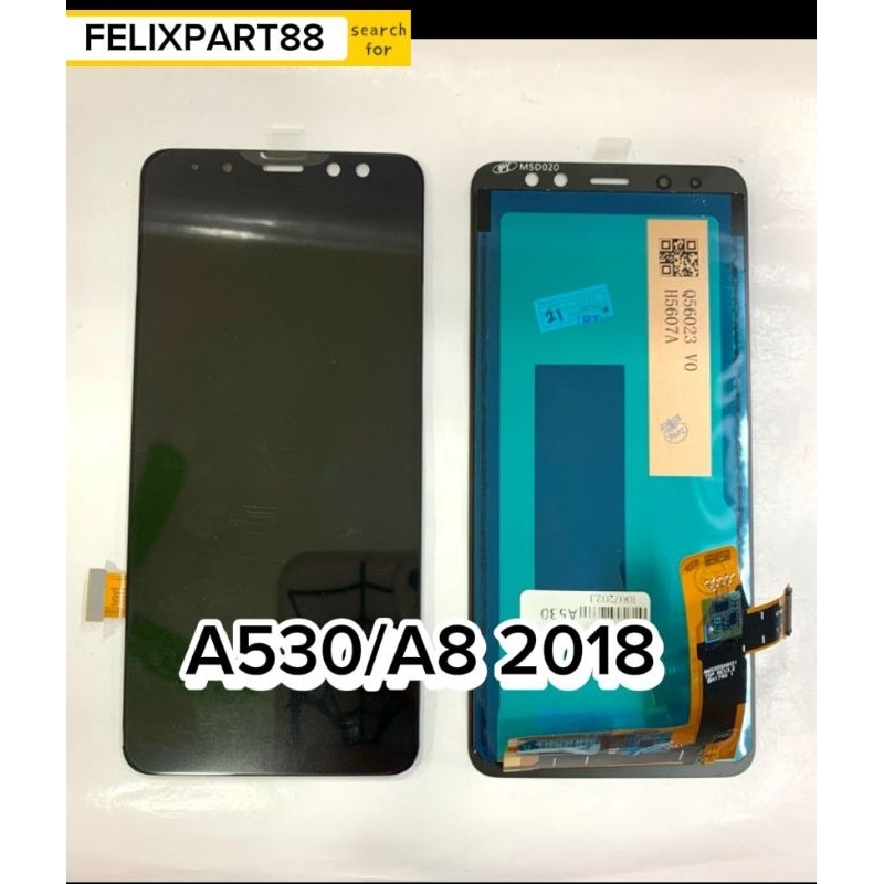LCD + TOUCHSCREEN SAMSUNG GALACY A530 / A8 2018 LCD + TS FULLSET A530