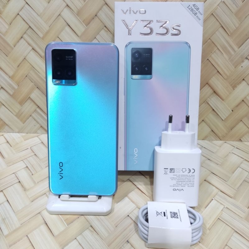 VIVO Y33S 8/128GB HANDPHONE SECOND FULLSET BATANGAN ORIGINAL BERGARANSI
