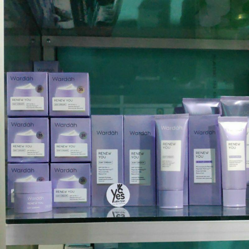 Penuaan Dini Wardah Renew You Wardah Anti Aging Day Night Cream 17ml Moisturizer Pelembab Krim Siang