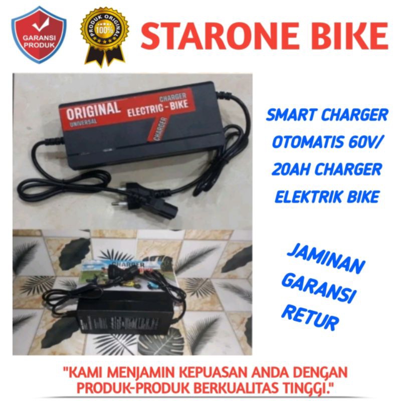 Casan sepeda listrik Universal Original 60V/20AH/Baterai Aki Sepeda Listrik
