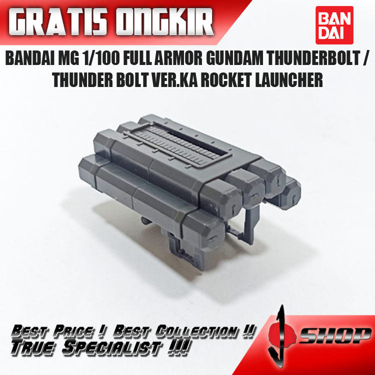 BANDAI MG 1/100 FULL ARMOR GUNDAM THUNDERBOLT / THUNDER BOLT VER.KA ROCKET LAUNCHER MG1101