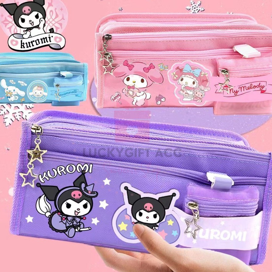 

Seller TEMPAT PENSIL ALA JEPANG MOTIF SANRIO PENSIL CASE 5 IN 1 JAPAN KOTAK PENSIL cinnamoroll kuromi melody