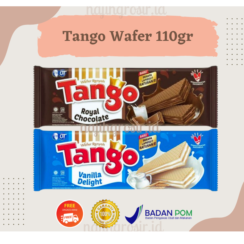 

TANGO WAFER 110GR VANILLA / COKLAT