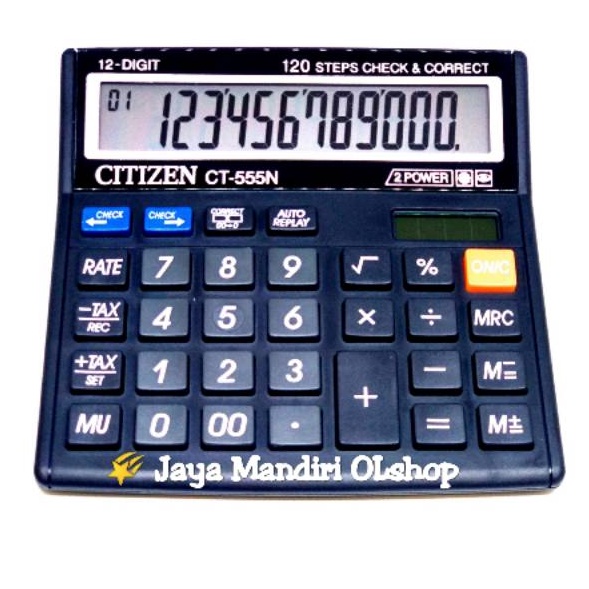 

Kalkulator Citizen CT555N CT 555 N Tax Calculator Mark Up Calculation