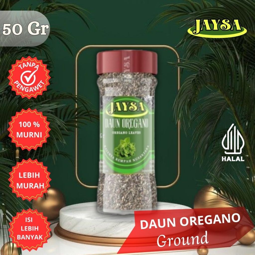

JAYSA - Daun Oregano 50 gr / Oregano Flakes / Italian Herbs / Oregano Kering / Oregano Leaves / Dried Oregano Leaves Premium / Daun Oregano Premium / Oregano Kering Import / Oregano Flakes Dried Dried / Turkish Oregano / Premium Oregano