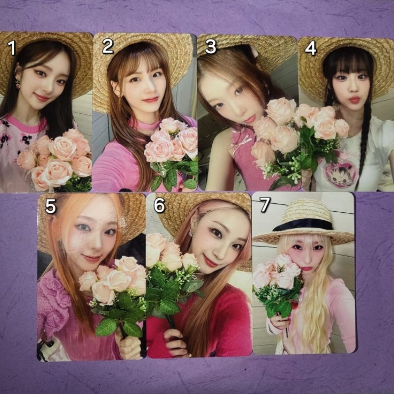 ichillin feelin hot eji jiyoon jackie joonie chaerin yeju chowon makestar pob pc photocard