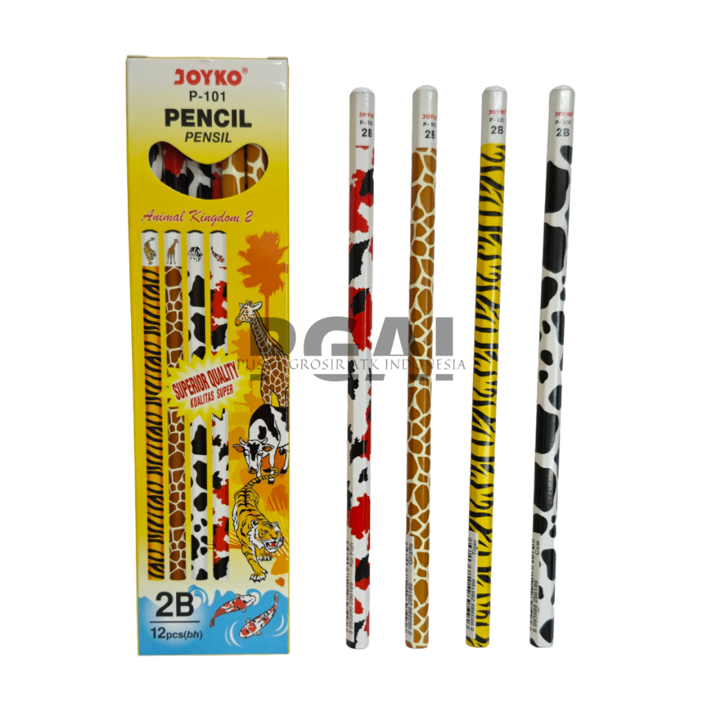 

PENSIL PENCIL 2B JOYKO P-101 FOR COMPUTER 1 PACK ISI 12 PCS ALAT TULIS STATIONERY