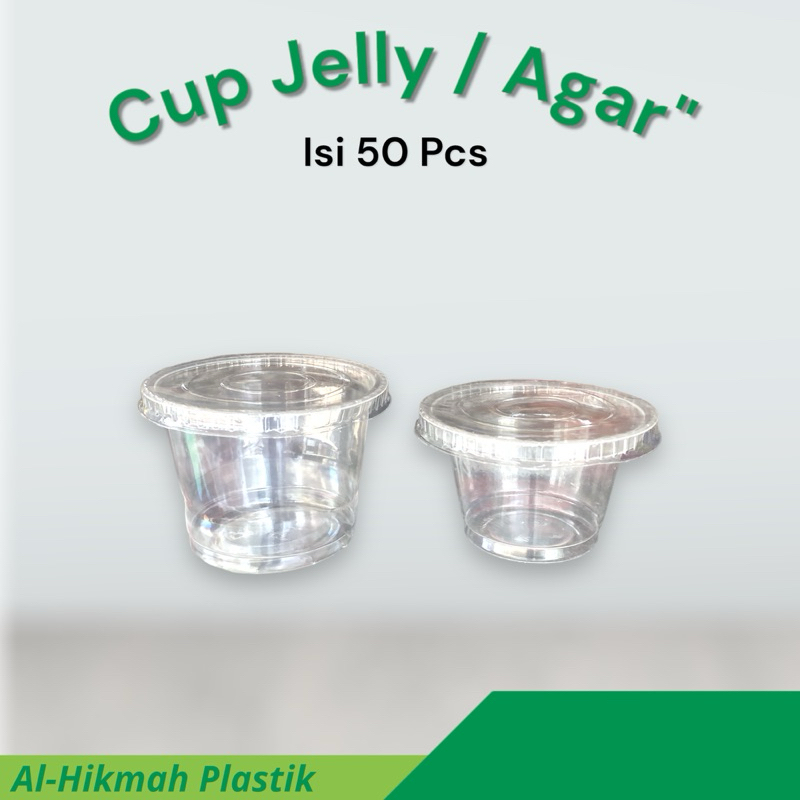 Cup jelly / Cup Agar agar / Cup Puding Uk.65ml/100ml