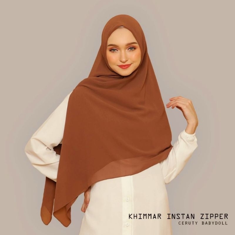 Hijab Zipper Ceruty Babydoll 120cm x 120cm