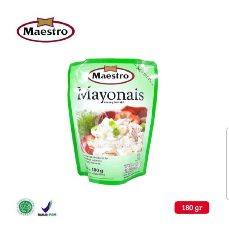 

MAESTRO MAYONAISE 180gr POUCH