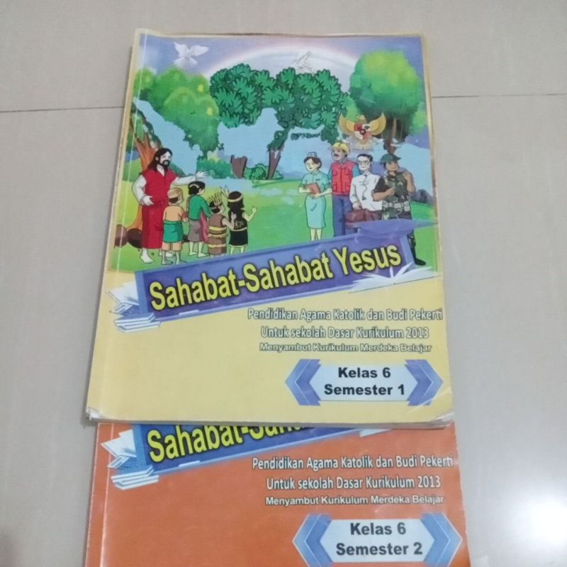 Buku Cetak Agama Katolik untuk kelas 6 SD (Semester 1 dan 2)