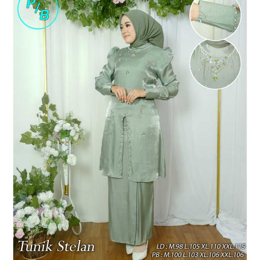Dijamin Ori Stelan Kebaya Siti Nurbaya Kebaya Pesta Modern Baju Kondangan Baju Kurung Wanita Muslima