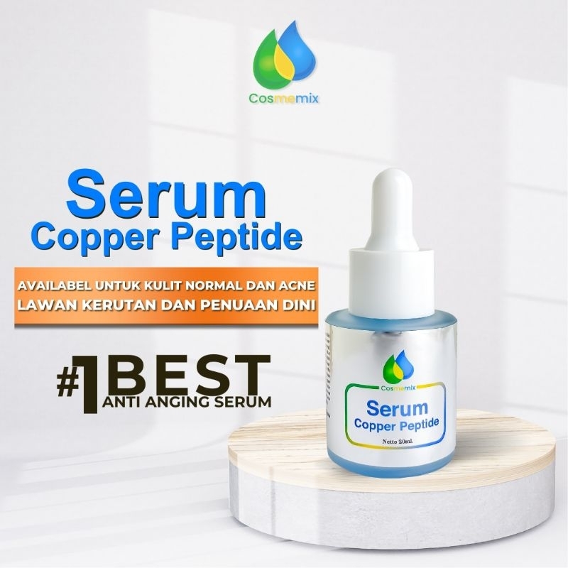 ‼️BPOM (20ml) SERUM COPPER PEPTIDE 3% STRONG ANTI ANGING