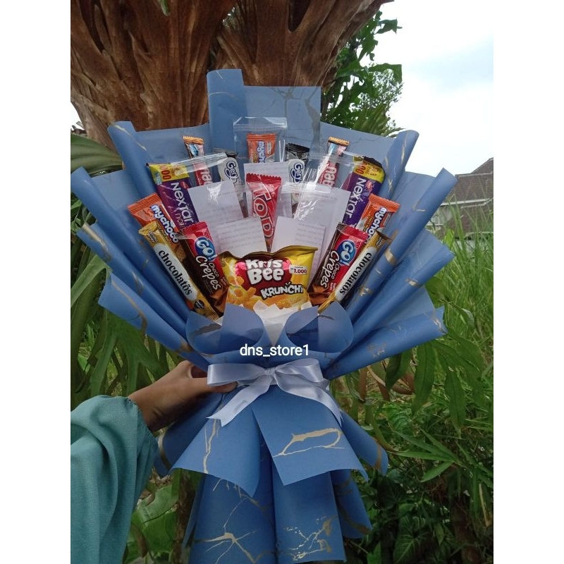 

Buket uang kosongan dan snack