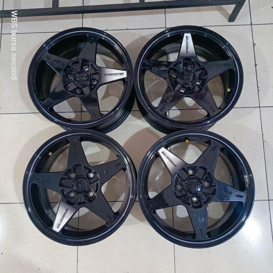 VELG MOBIL SECOND RACING HSR SPEEDSTAR R15X6 ET38 HOLE 4X100