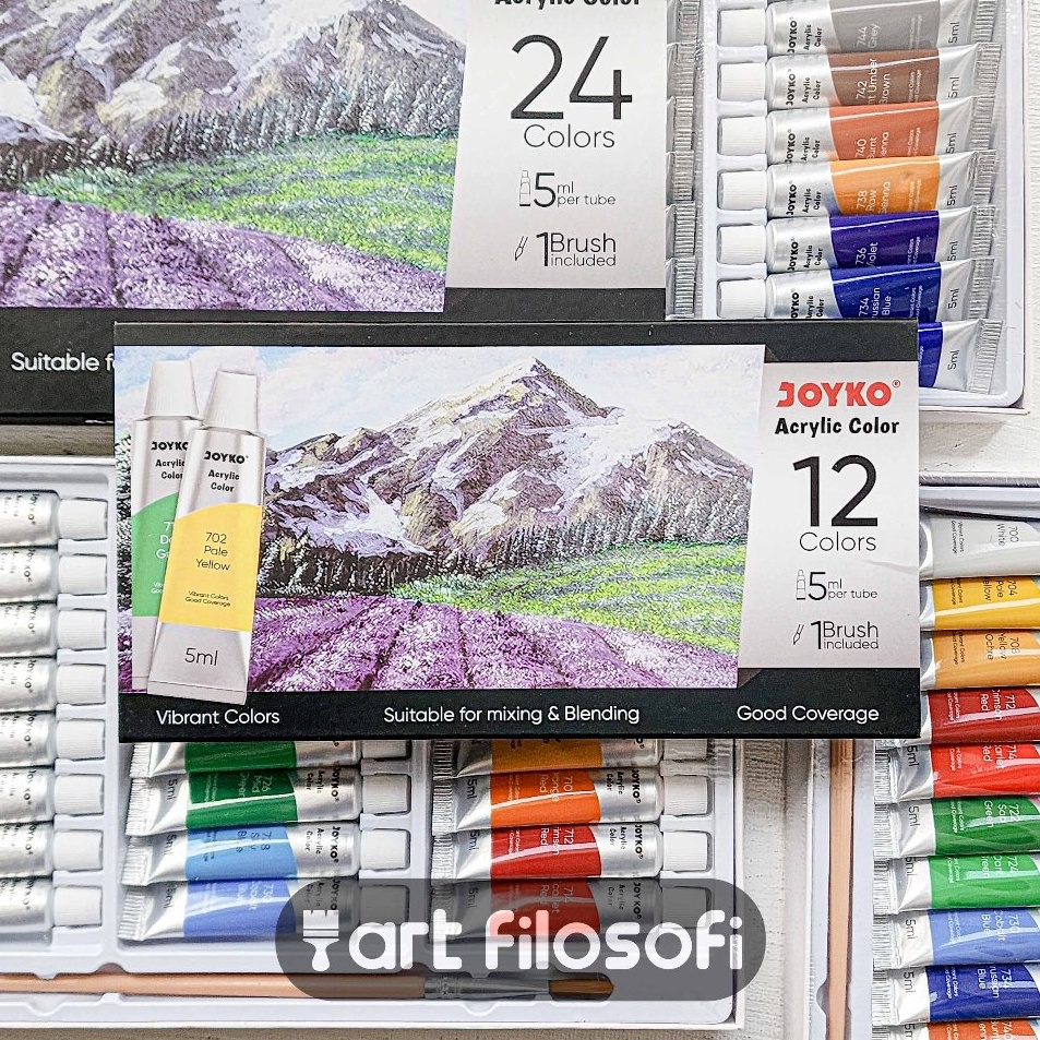 

Model Baru Cat Akrilik Joyko Set 5ml ACC5 Joyko Acrylic Set