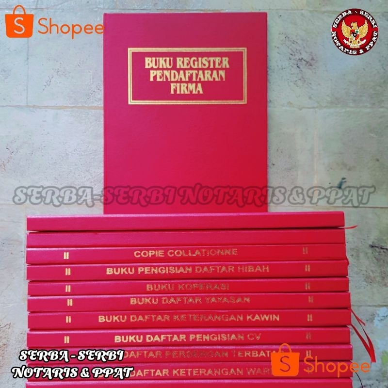 

Buku register pendaftaran firma buku pendukung notaris